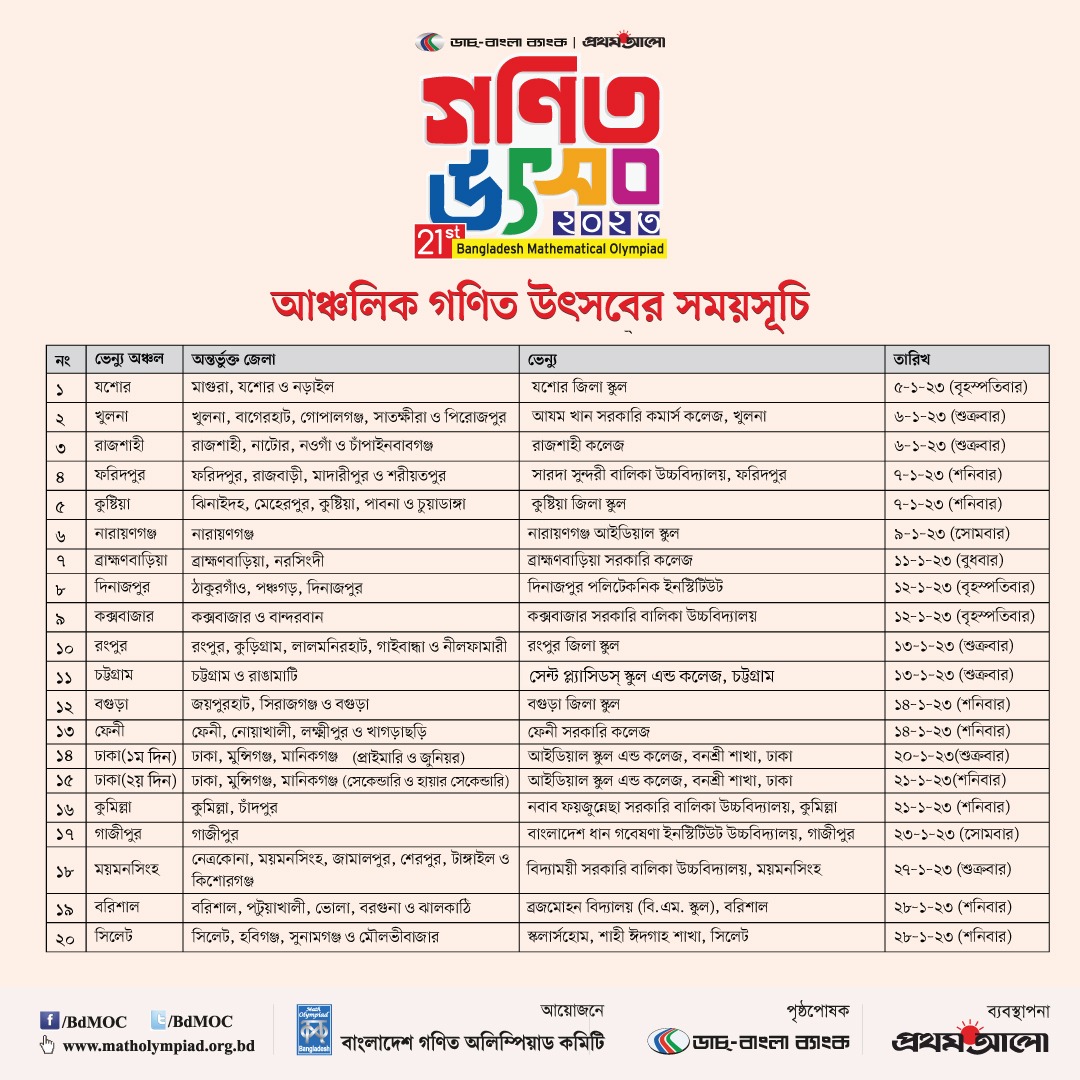 Bangladesh Mathematical Olympiad