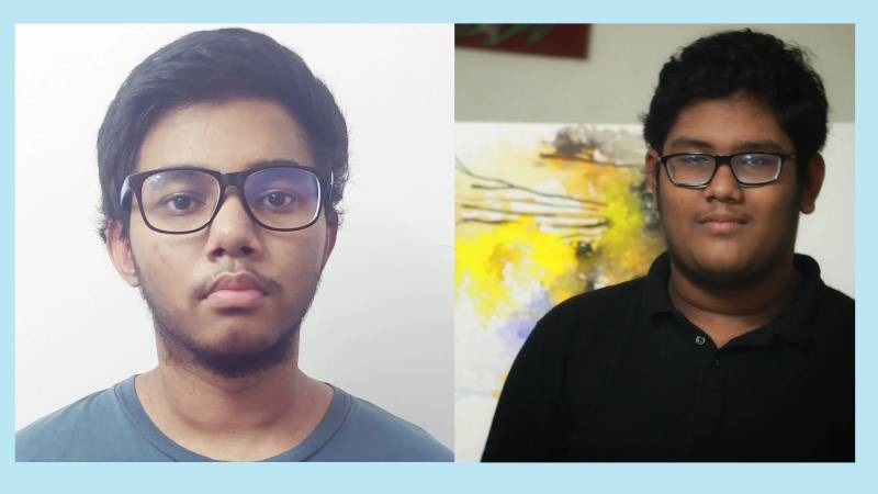 বাঁ থেকে শারার ও নাদিদ। ছবি: সংগৃহীত